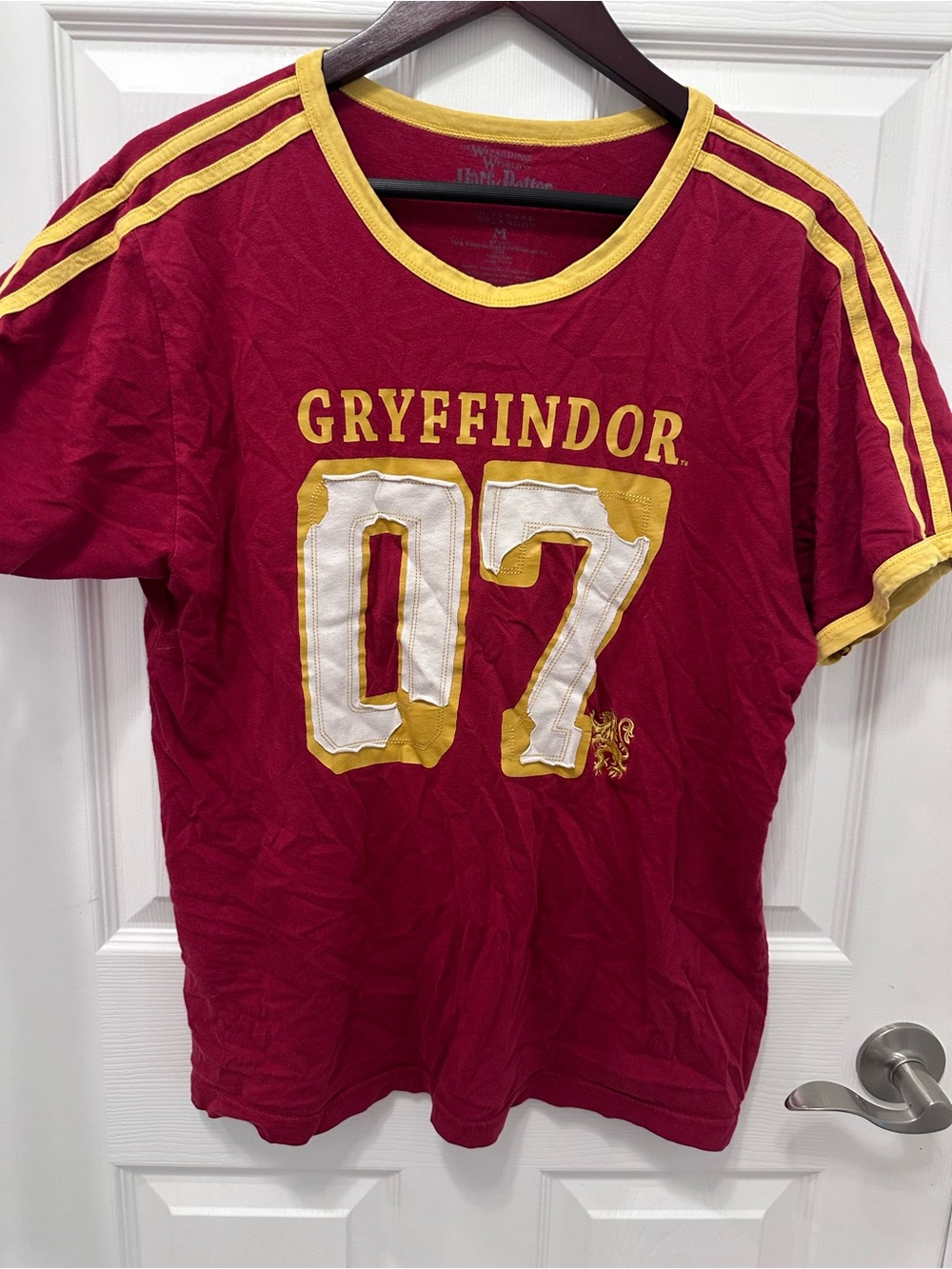 Warner Bros. Gryffindor Maroon and Gold Short-Sleeve Tee